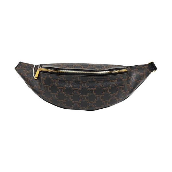 TRIOMPHE CANVAS Large Coated Canvas Black