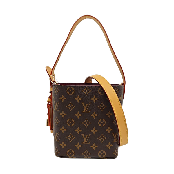 ALL IN Monogram Coated Canvas Brown