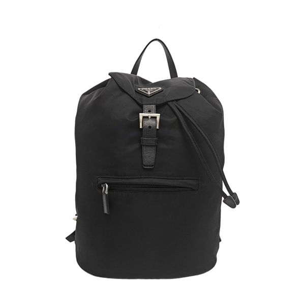 Nylon Backpack Black