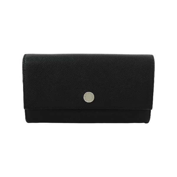 BVLGARI Calfskin Black Wallet