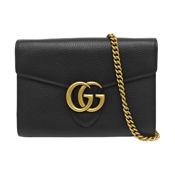 GG Marmont Mini Calfskin Black