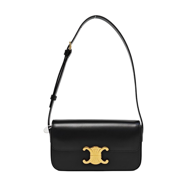 TRIOMPHE Small Calfskin Black