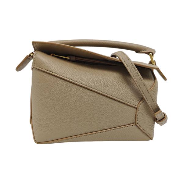Puzzle Mini Calfskin Beige