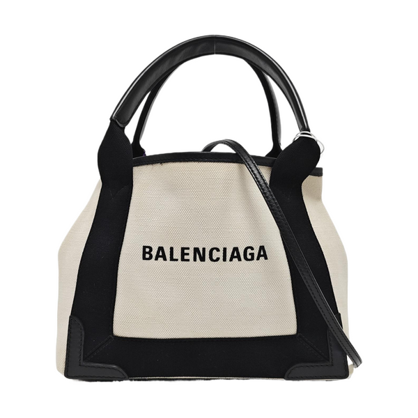 Navy Mini Canvas Beige