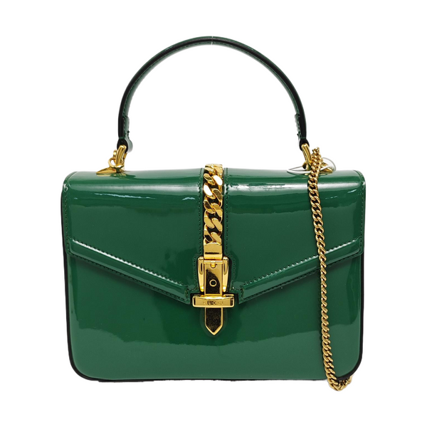 Sylvie 1969 Mini Patent Leather Green