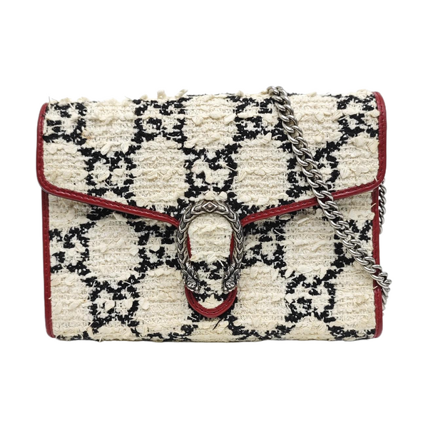 Dionysus Mini Monogram Wool White