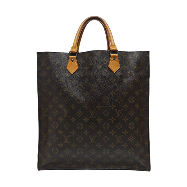 SAC PLAT GM Monogram Coated Canvas Brown