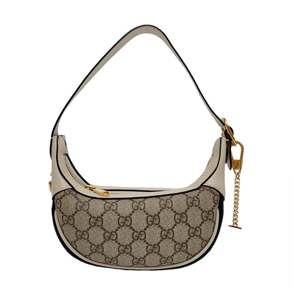 Ophidia Mini Monogram Coated Canvas Beige