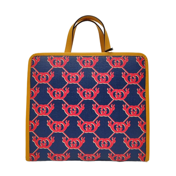 Monogram Coated Canvas Blue