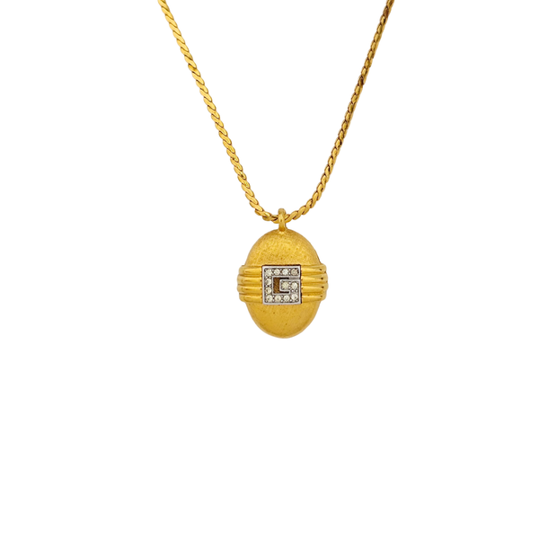 G Chain Metal Gold Necklace