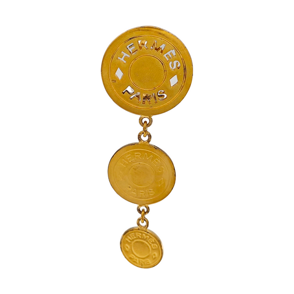 Metal Gold Clip On Earrings
