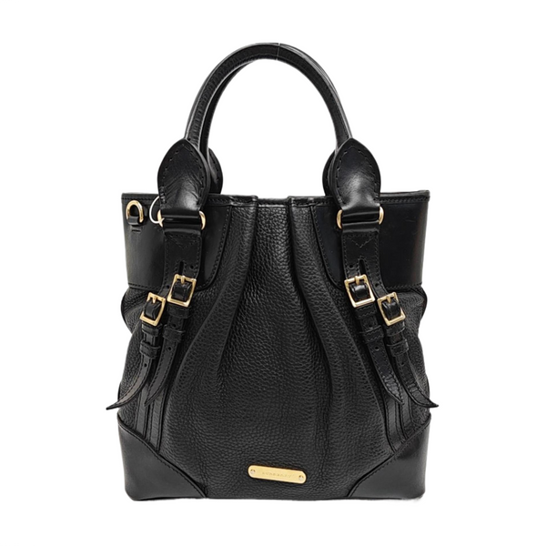 Calfskin Tote Bag Small Black