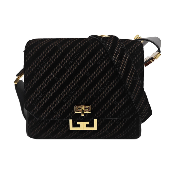 Suede Shoulder Bag Black