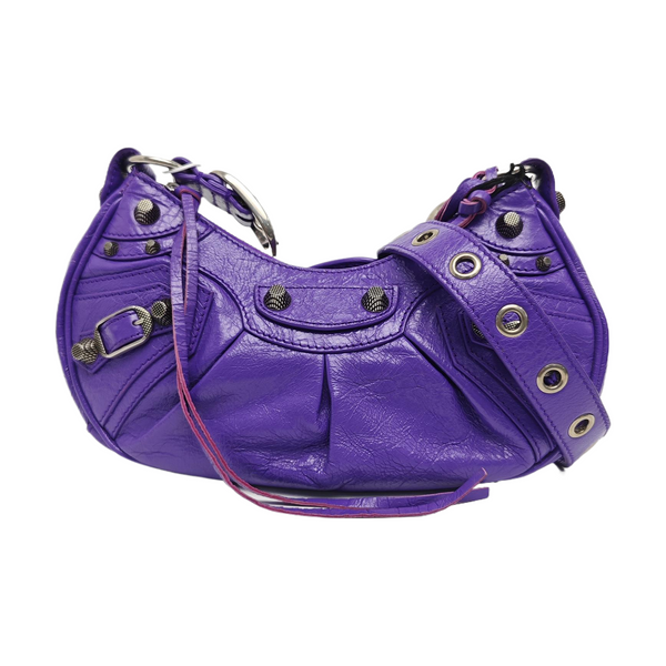 Le Cagole XS Calfskin Purple