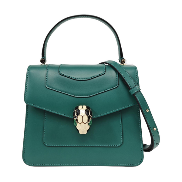 SERPENTI FOREVER Small Calfskin Green