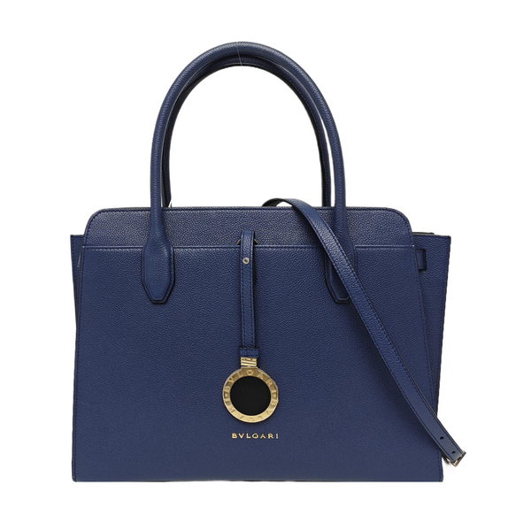 Calfskin Shoulder Bag Blue