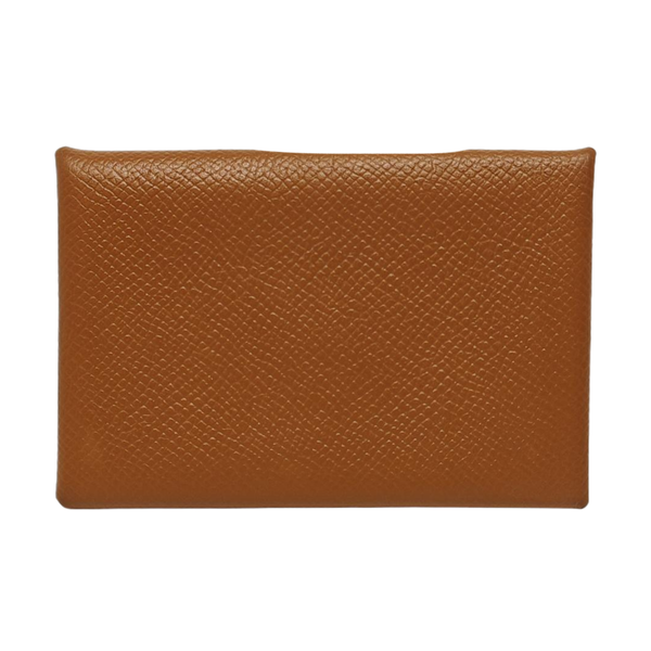 Calvi Epsom Brown Card Holder
