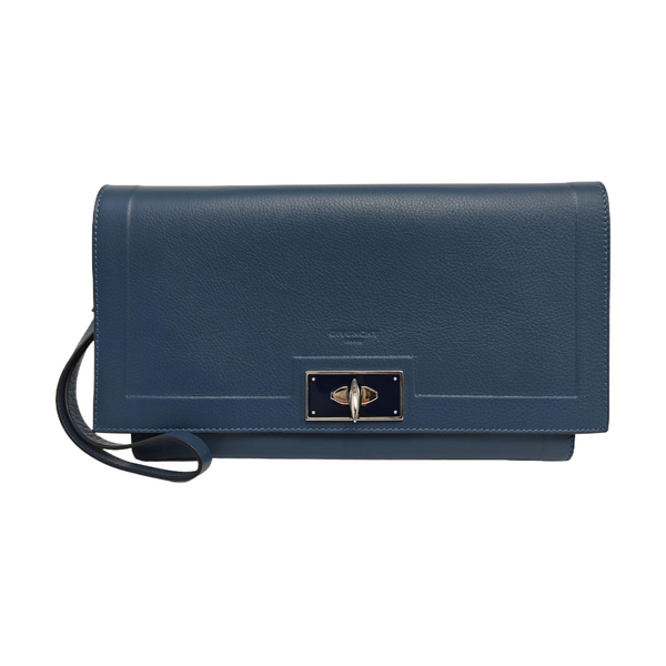 Calfskin Clutch Blue