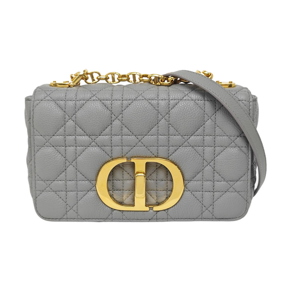 Dior Caro Small Cannage Calfskin Blue