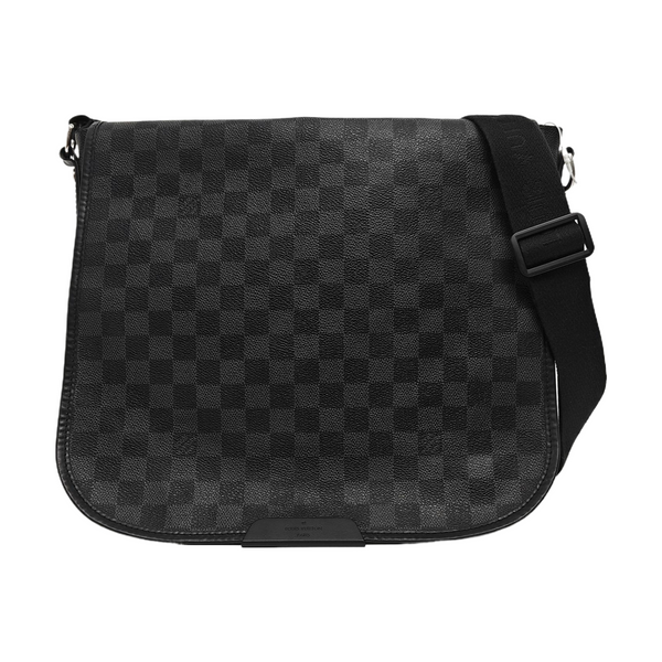 DANIEL MM Damier Graphite Coated Canvas Gray