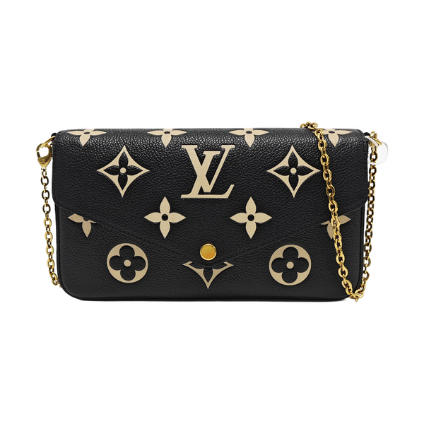 FÉLICIE Monogram Calfskin Black