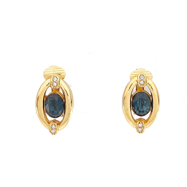Metal Gold Clip On Earrings