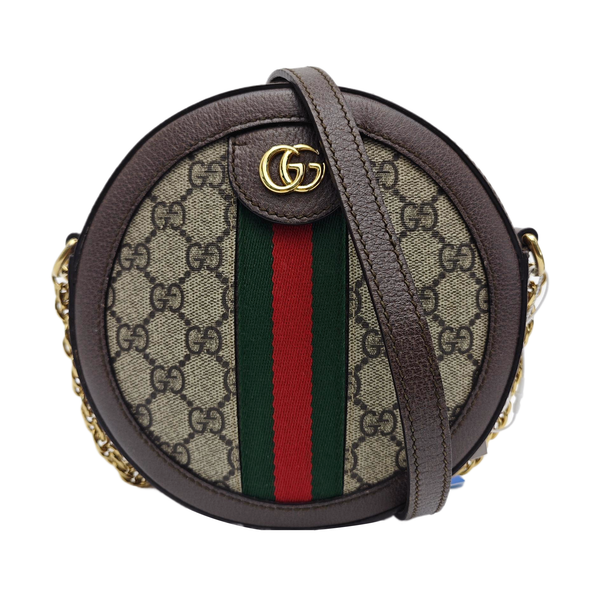 Ophidia Mini Monogram Coated Canvas Beige