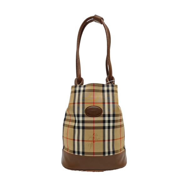 Canvas Bucket Bag Beige