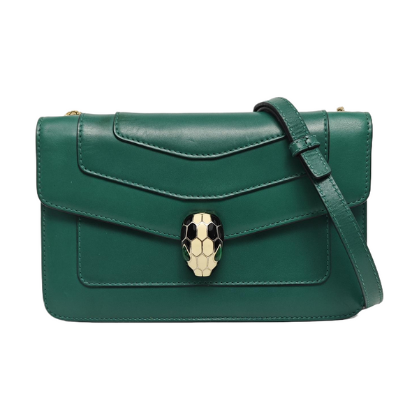 SERPENTI FOREVER Small Calfskin Green