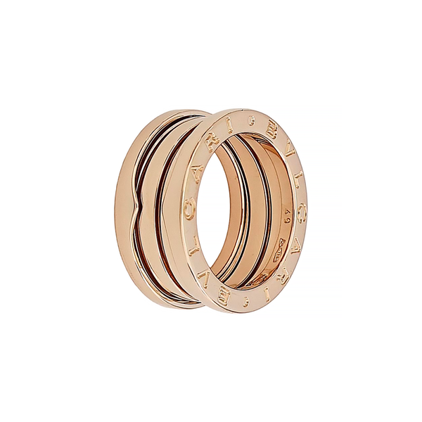 B.ZERO1 18k Rose Gold Ring EU 49