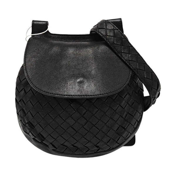 Calfskin Shoulder Bag Black