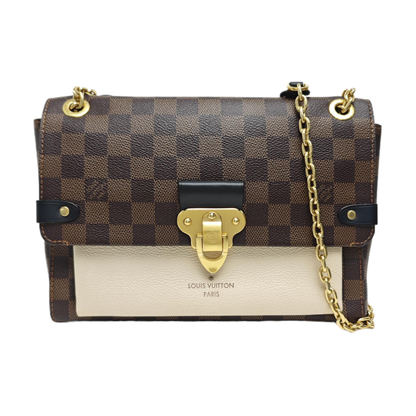 VAVIN PM Damier Ebene Coated Canvas Brown