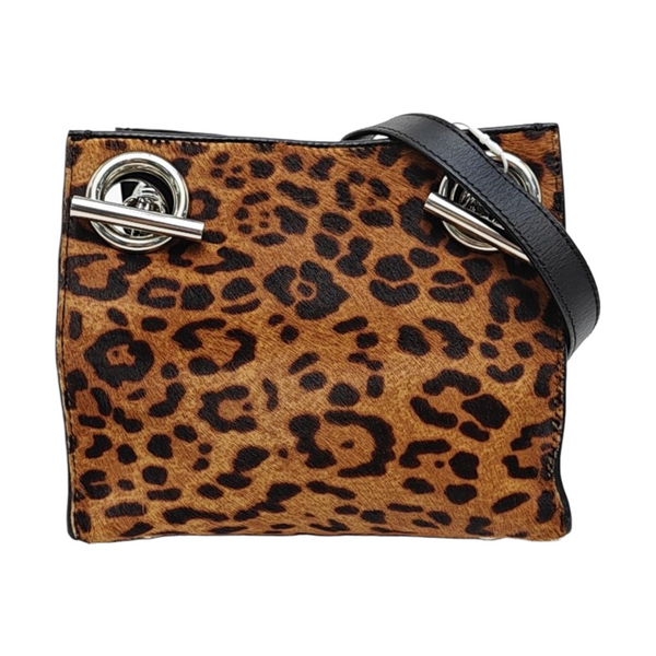Horsehair Shoulder Bag Brown