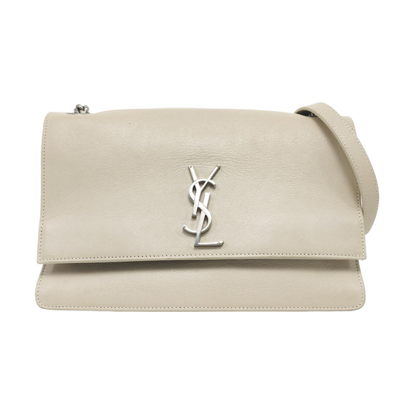 Calfskin Shoulder Bag White