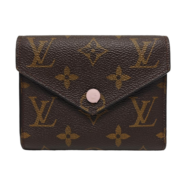 VICTORINE Monogram Coated Canvas Brown Wallet