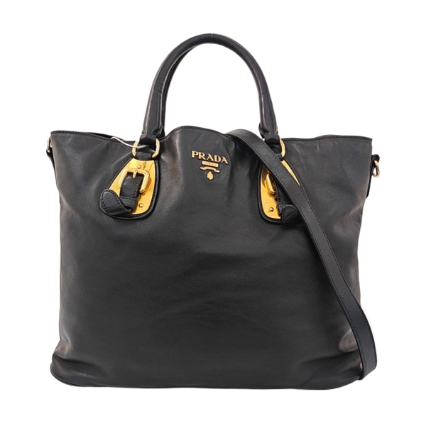 Calfskin Tote Bag Black