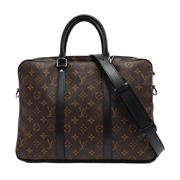 PORTE-DOCUMENTS PM Monogram Coated Canvas Brown