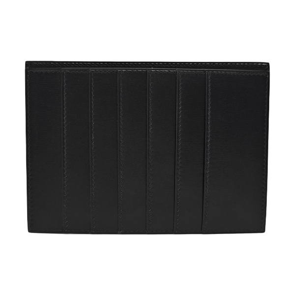 Box Calf Card Holder Black
