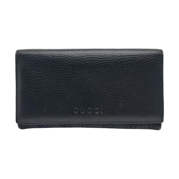 Swing Monogram Calfskin Black Wallet