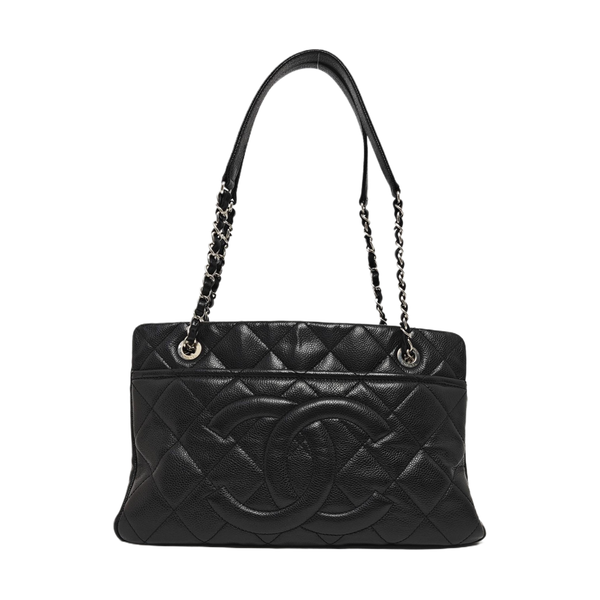 CC TIMELESS SOFT Quilted Grained Calfskin Black