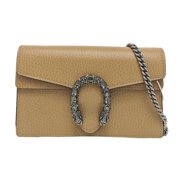 Dionysus Super Mini Calfskin Beige