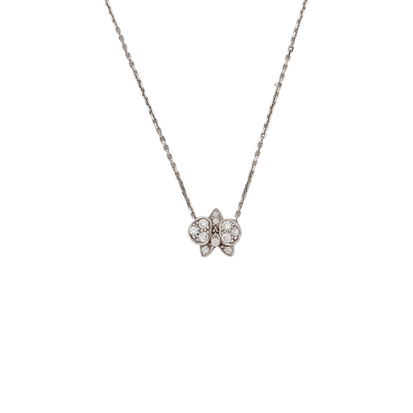 CARESSE D'ORCHIDÉES PAR CARTIER 18k White Gold Silver Necklace