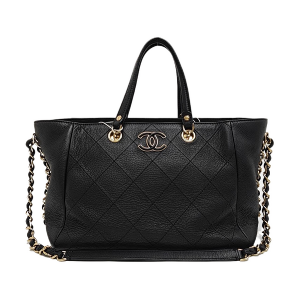 BOWLING Quilted Calfskin Black
