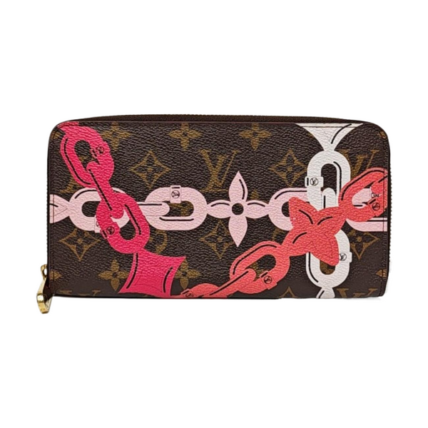 ZIPPY Monogram Coated Canvas Brown Wallet