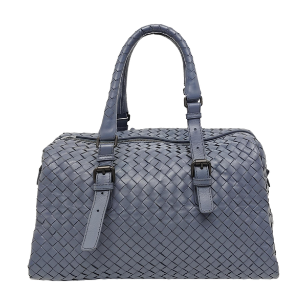Calfskin Top Handle Bag Blue