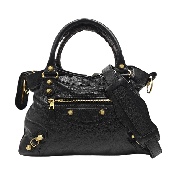 Classic City Small Lambskin Black