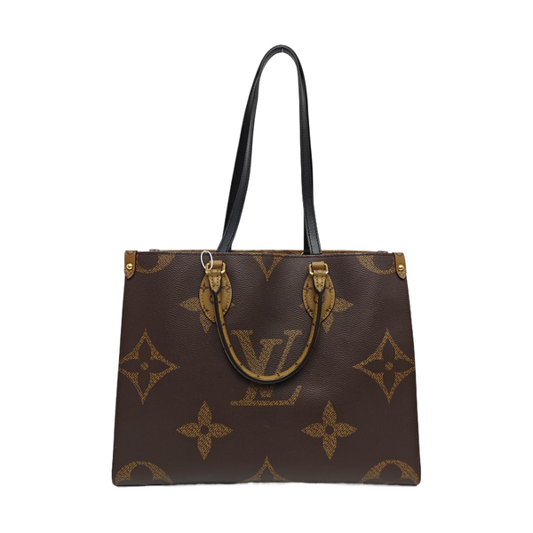 ONTHEGO MM Monogram Coated Canvas Brown