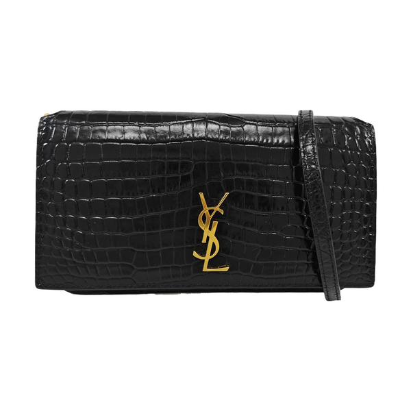 Calfskin Shoulder Bag Black