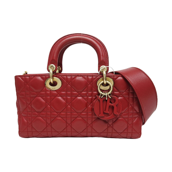 Lady D-Joy Medium Cannage Lambskin Multicolor