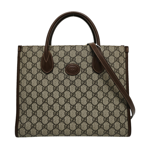Retro Small Monogram Coated Canvas Brown